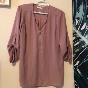 Zipper blouse